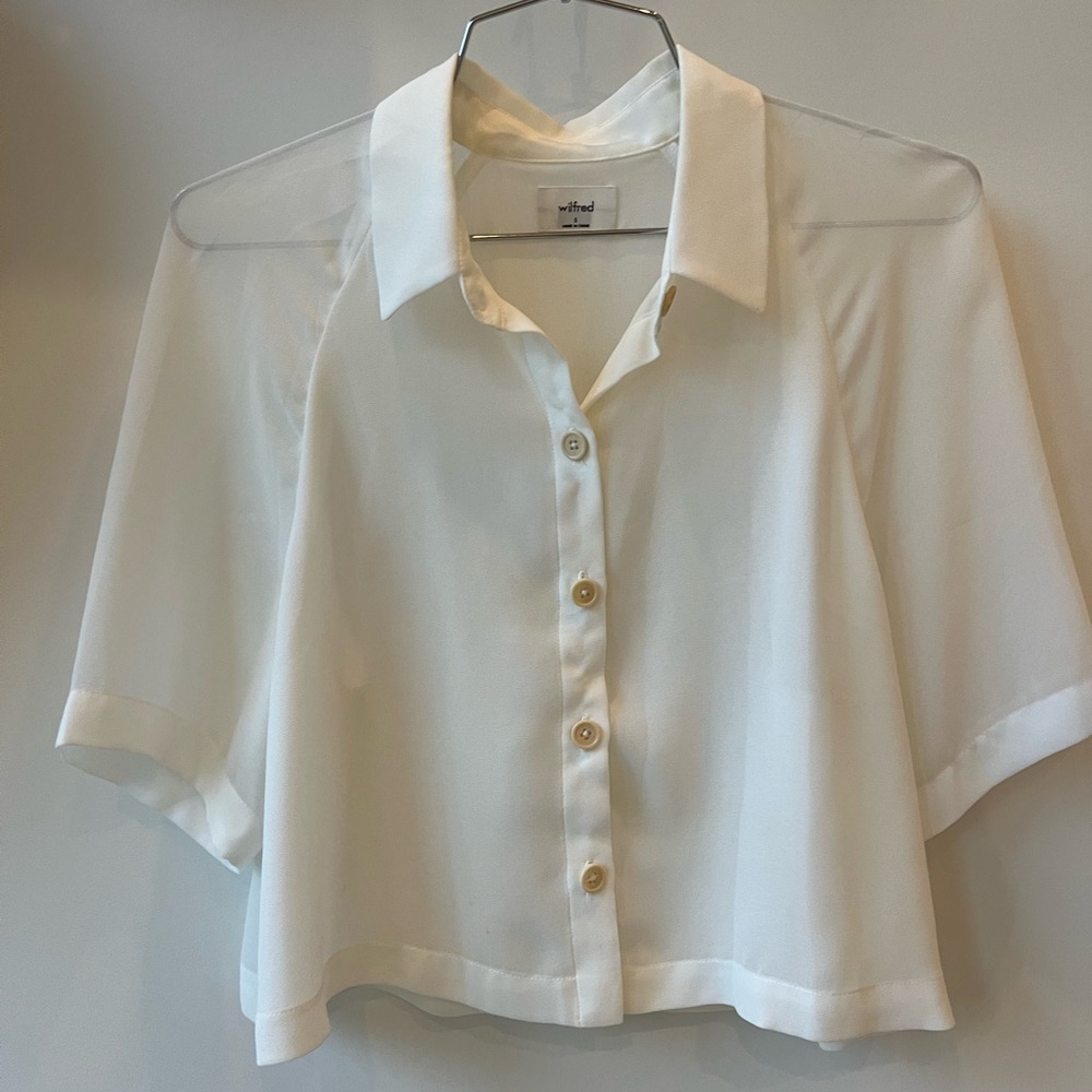 Wilfred Cream Button-Down Shirt